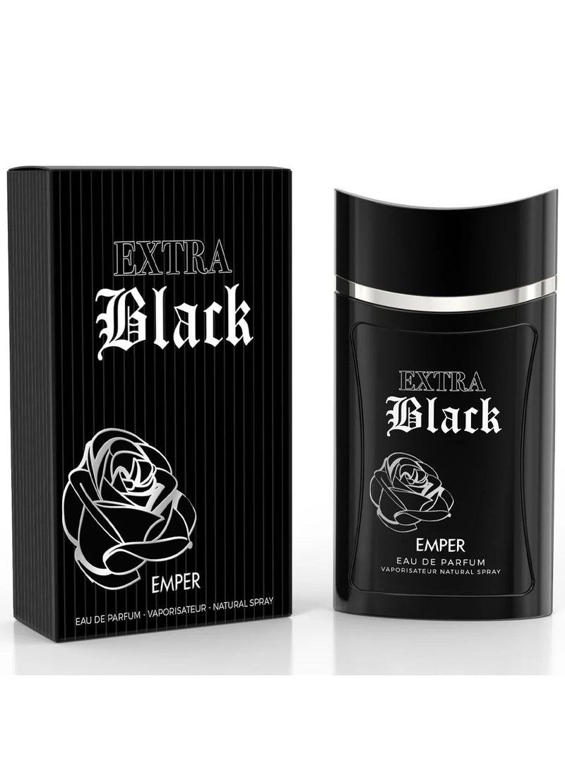 emper Extra Black Eau De Parfum For Men - 85 ML - Image 1